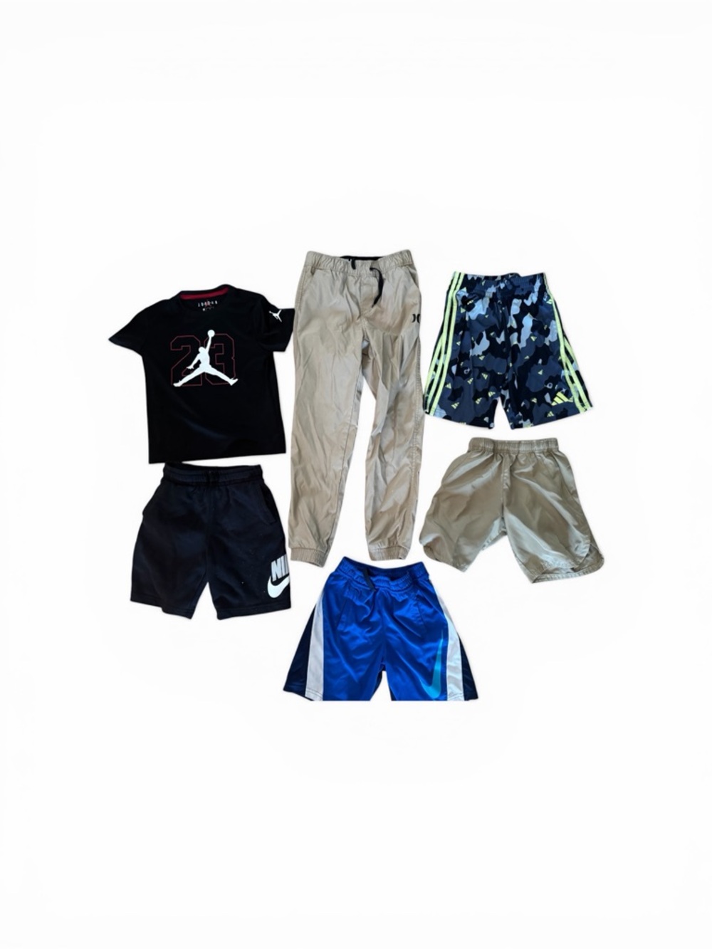 Boys Clothing Lot Size 6-8 Nike Adidas Jordan Shorts Pants Outfit
Bundle